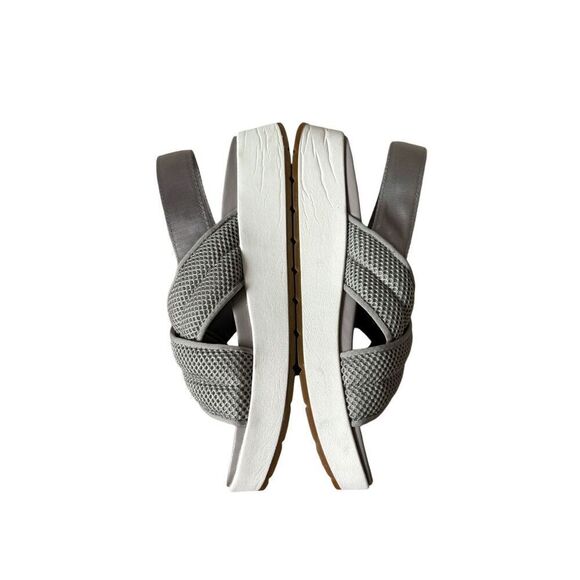 UGG Nella Mesh Platform Sandals Grey Size 7.5 - Picture 5 of 8